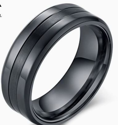 Men’s black ring