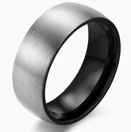 Men’s grey ring band